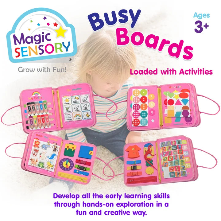 Busy Board Pink