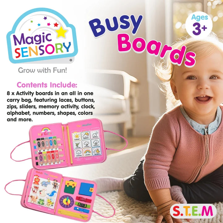 Busy Board Pink