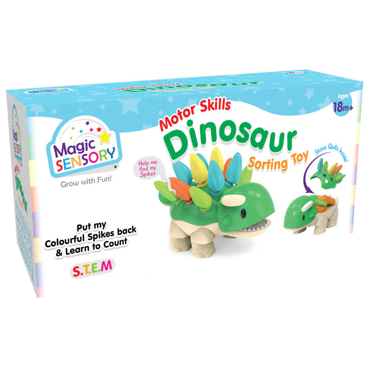 Fine Motor Skills Dinosaur Sorting Toy
