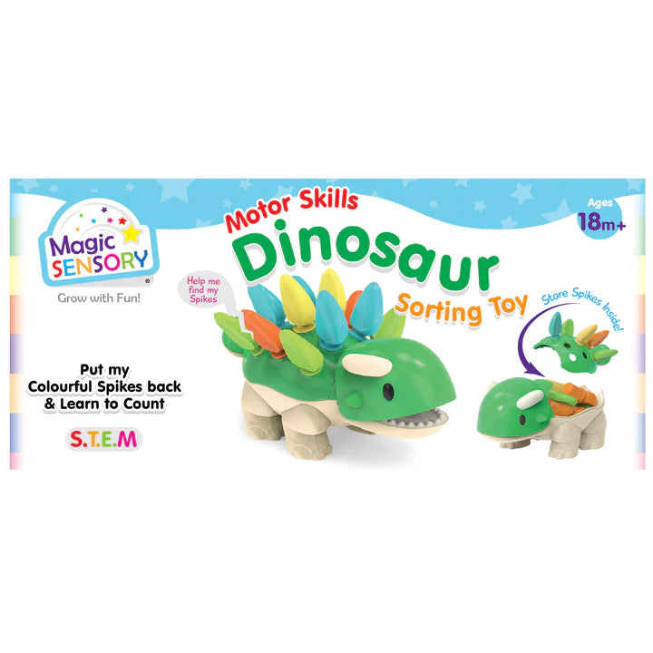 Fine Motor Skills Dinosaur Sorting Toy