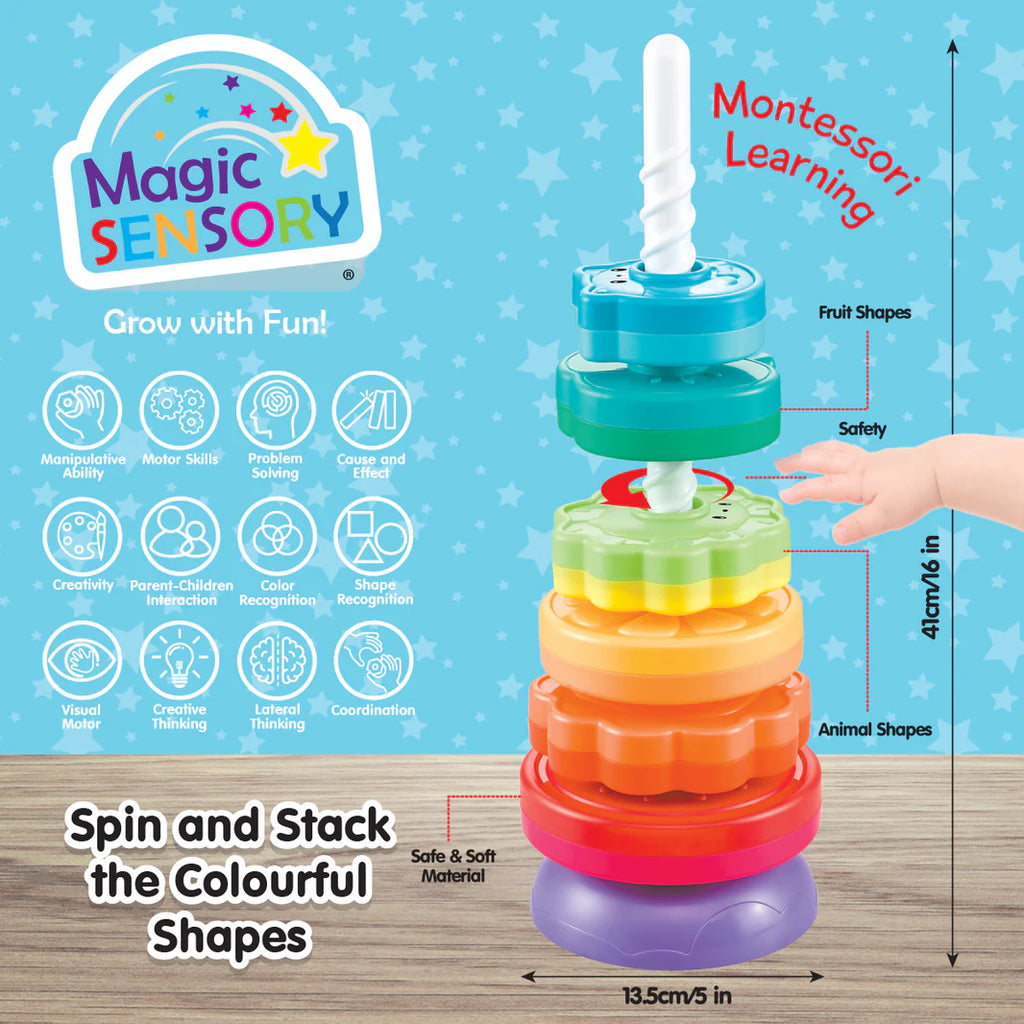 Magic Sensory Spinning Stacker