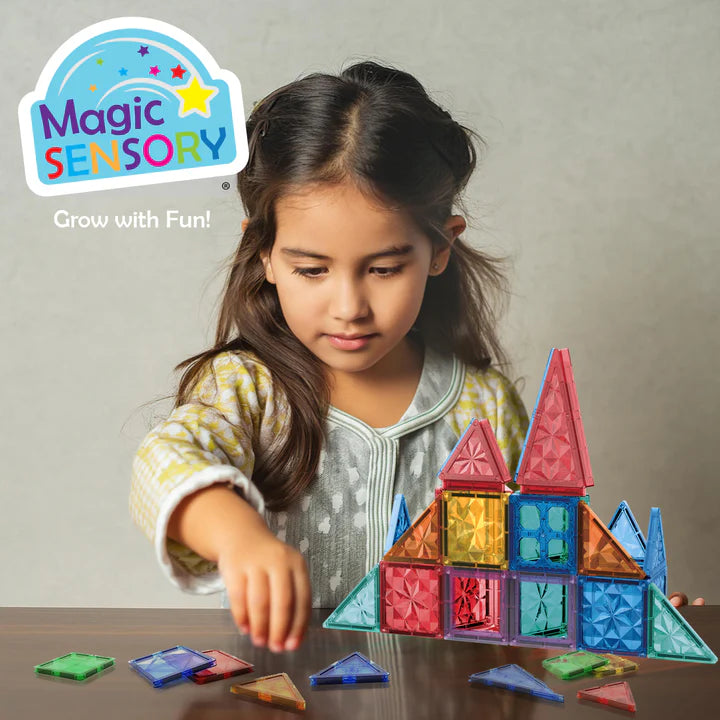Magic Sensory Magnetic Diamond Tiles 60pk