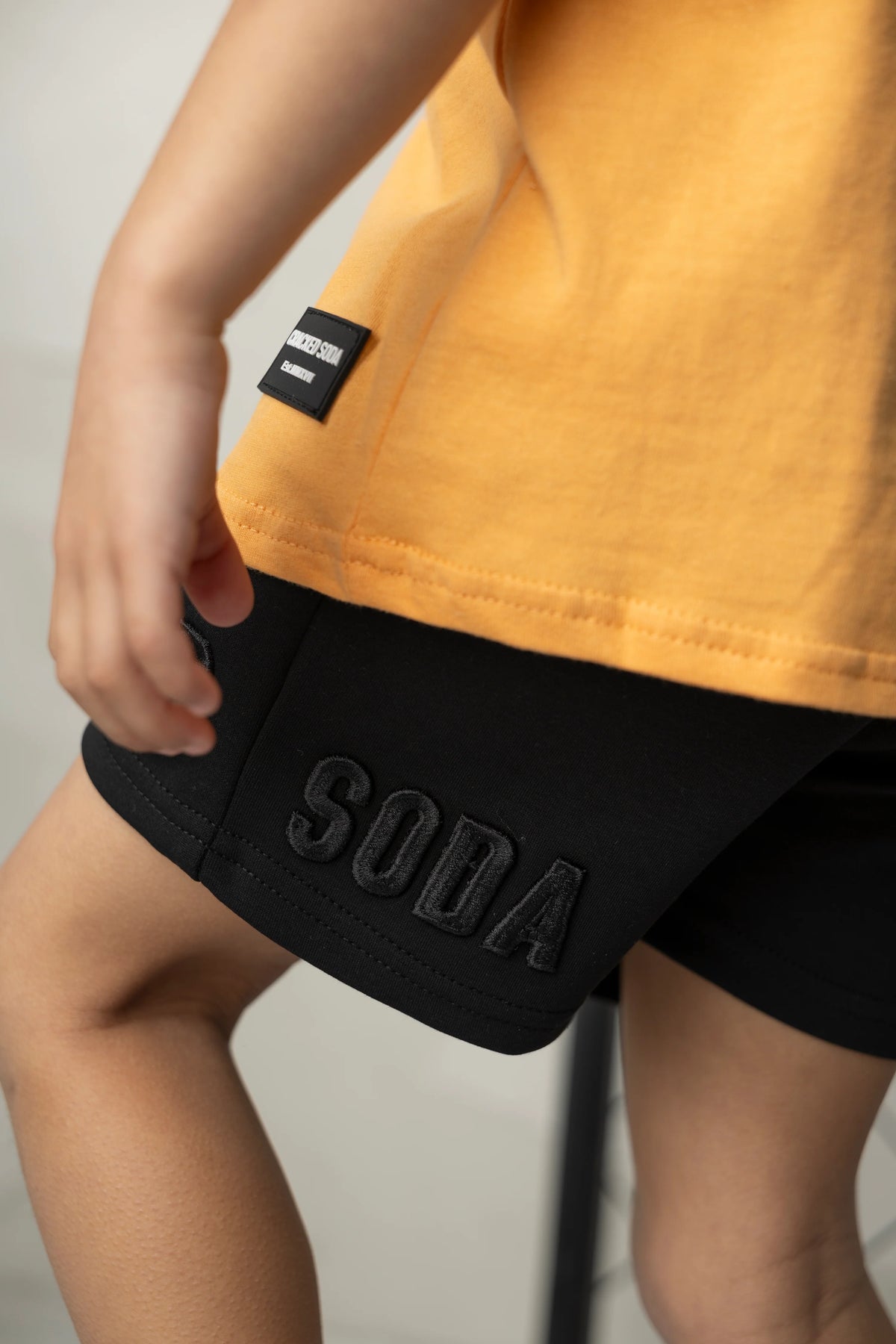 Cracked Soda - Zayden Essential Short - Black
