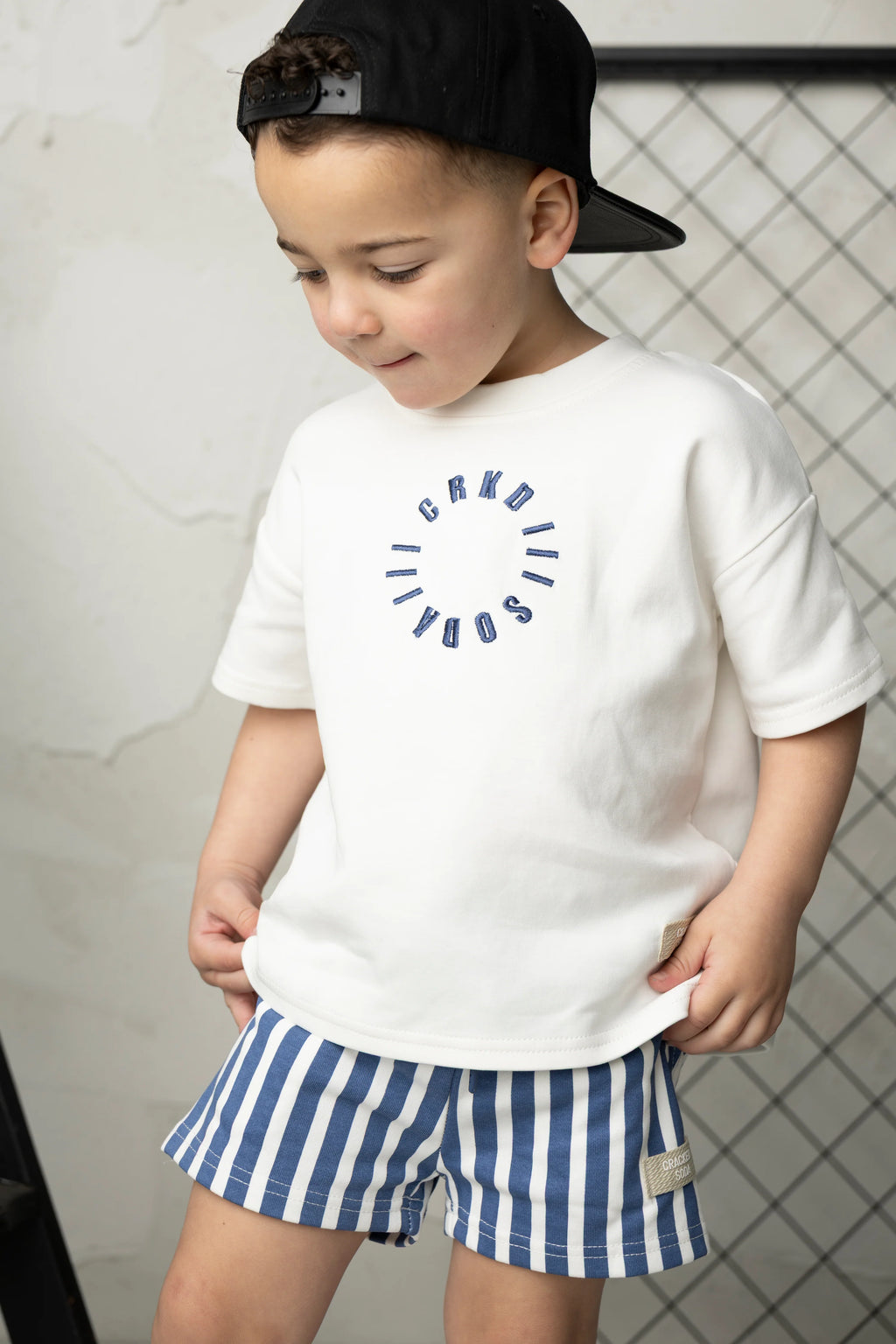 Cracked Soda - Max Stripe Short - Blue