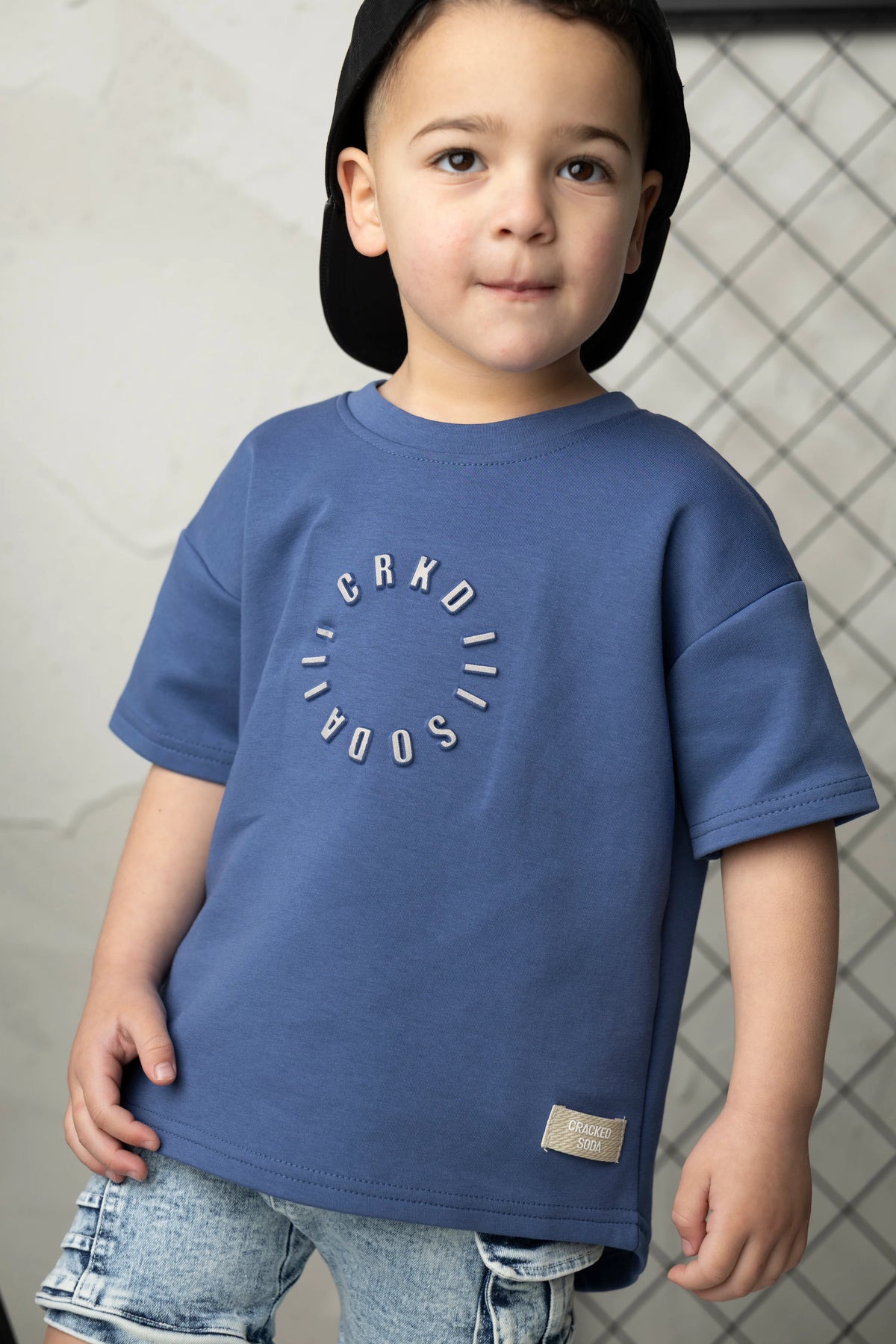 Cracked Soda - Jacob Scooped Tee - Blue