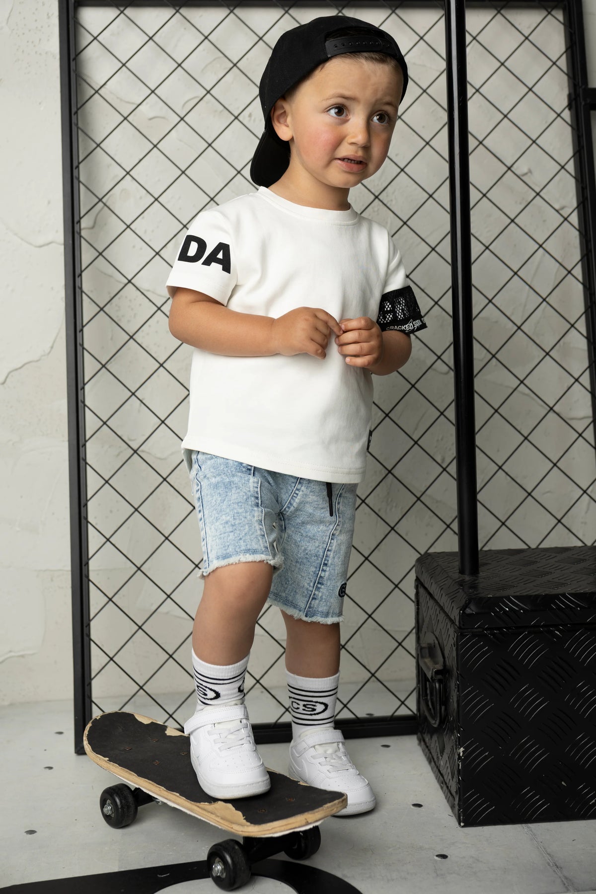 Cracked Soda - Patrick Detailed Tee - White