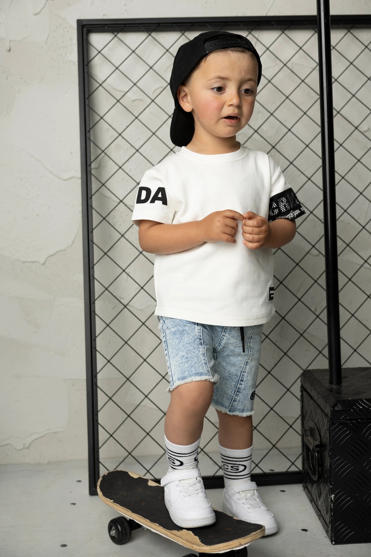 Cracked Soda - Patrick Detailed Tee - White
