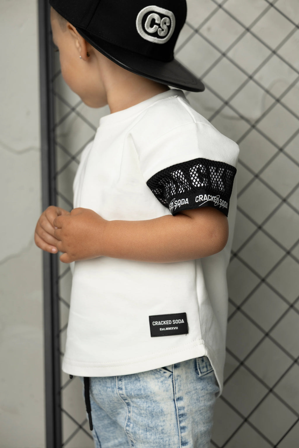 Cracked Soda - Patrick Detailed Tee - White
