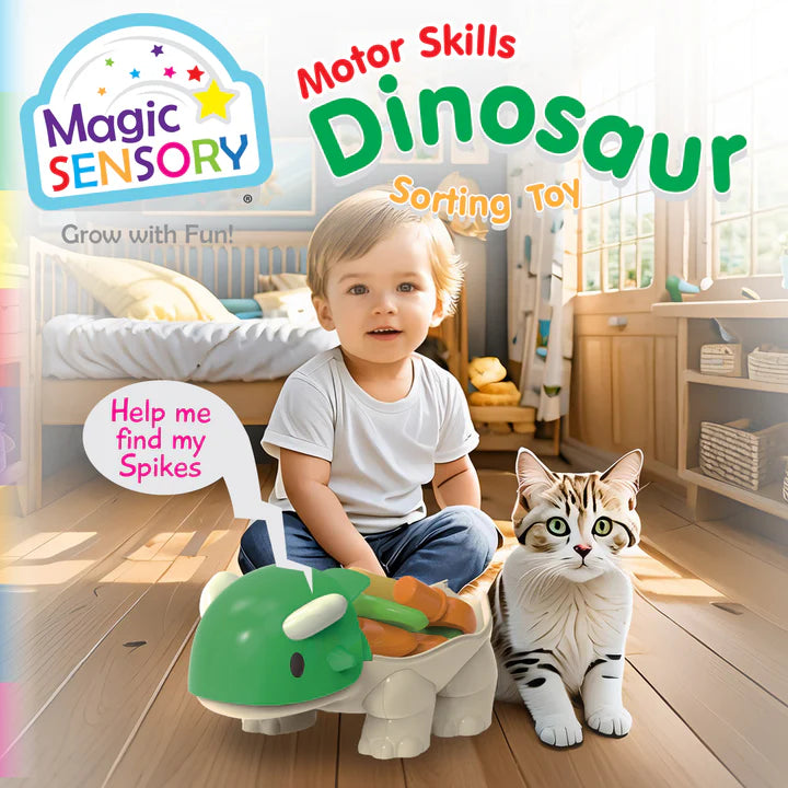 Fine Motor Skills Dinosaur Sorting Toy