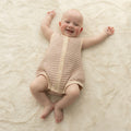 Confetti Kidz Breezy Knit Romper Biscotti