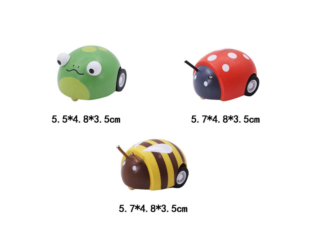 ToysLink Wooden Pullback Animal