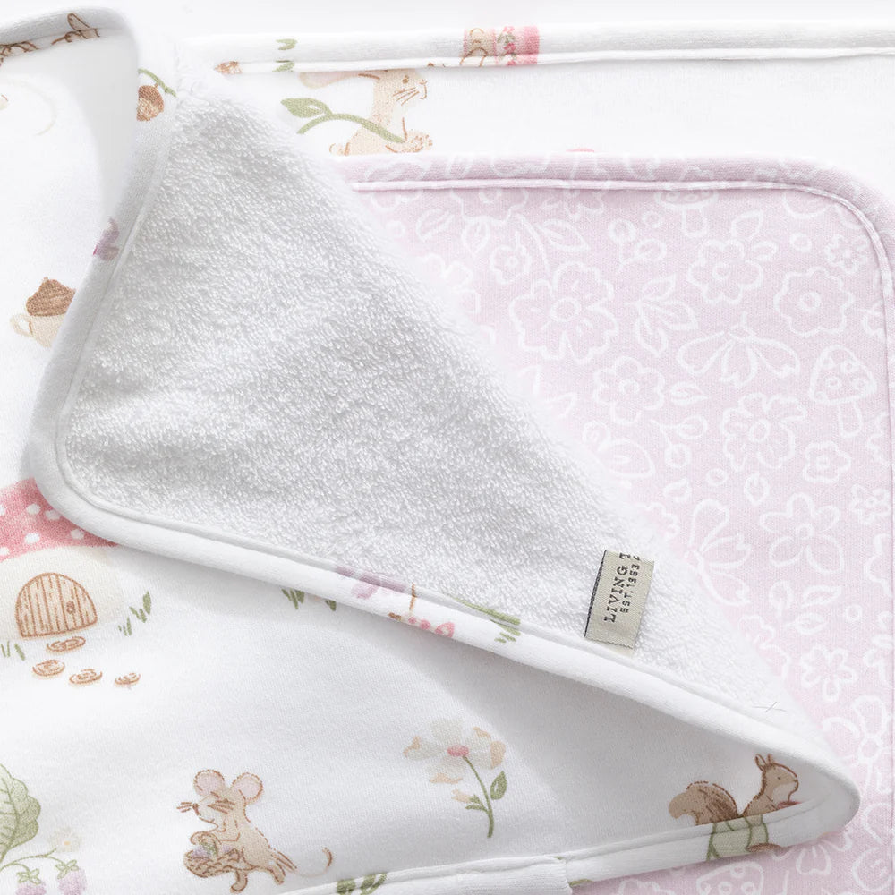 3 Pack Organic Wash Cloths - Whimsical Wonderland