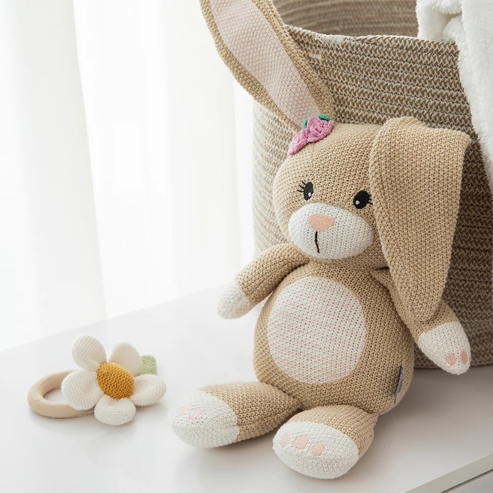 Daisy Teething Ring Rattle