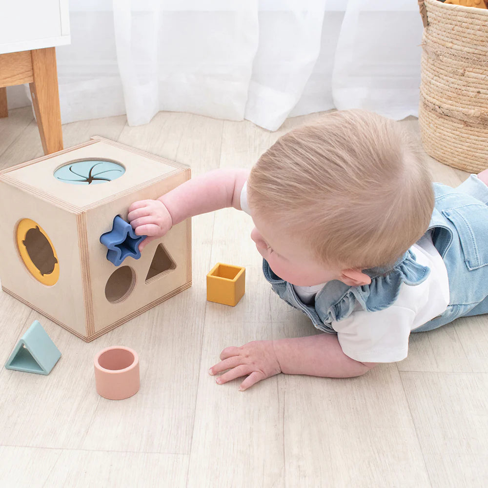 Modular Learning Cubes 4 in 1 Sensory Learning Cube – Hatch & Bloom