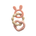 Silicon Bunny Teether Pink