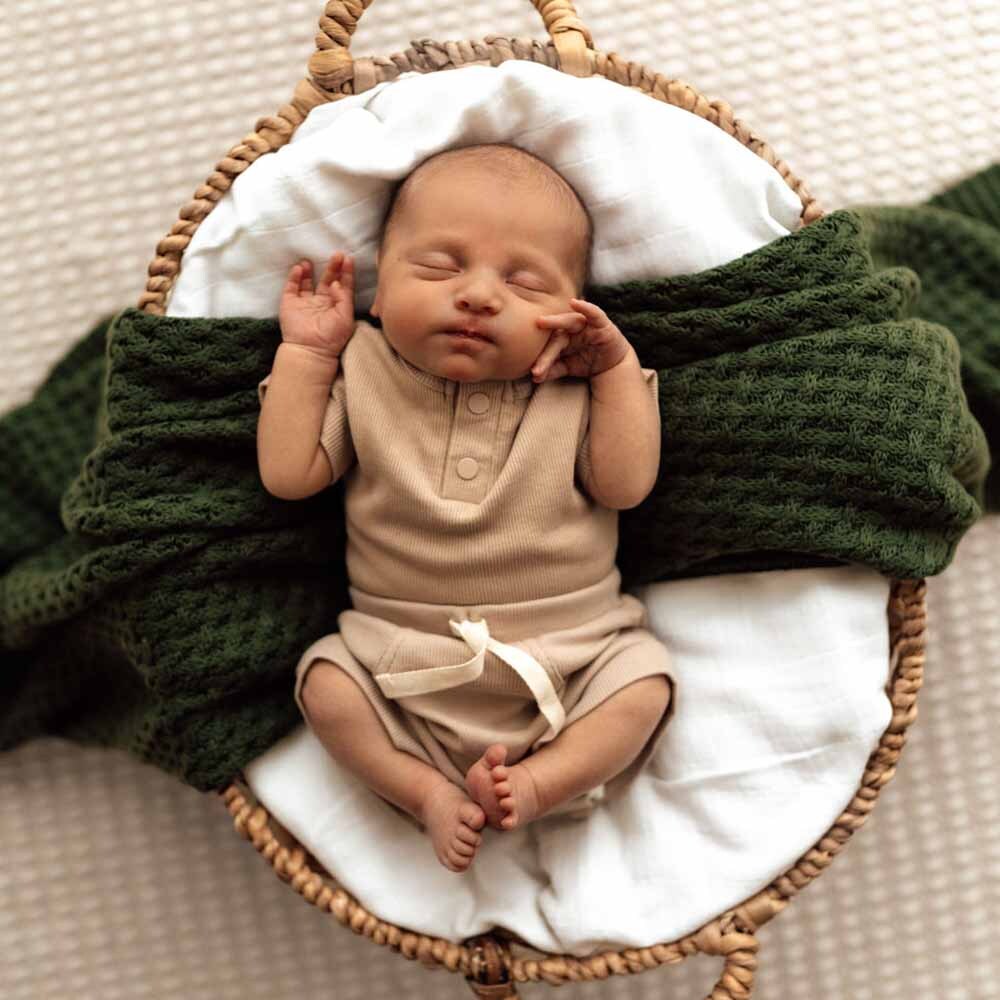 Snuggle Hunny - Pebble SS Organic Bodysuit