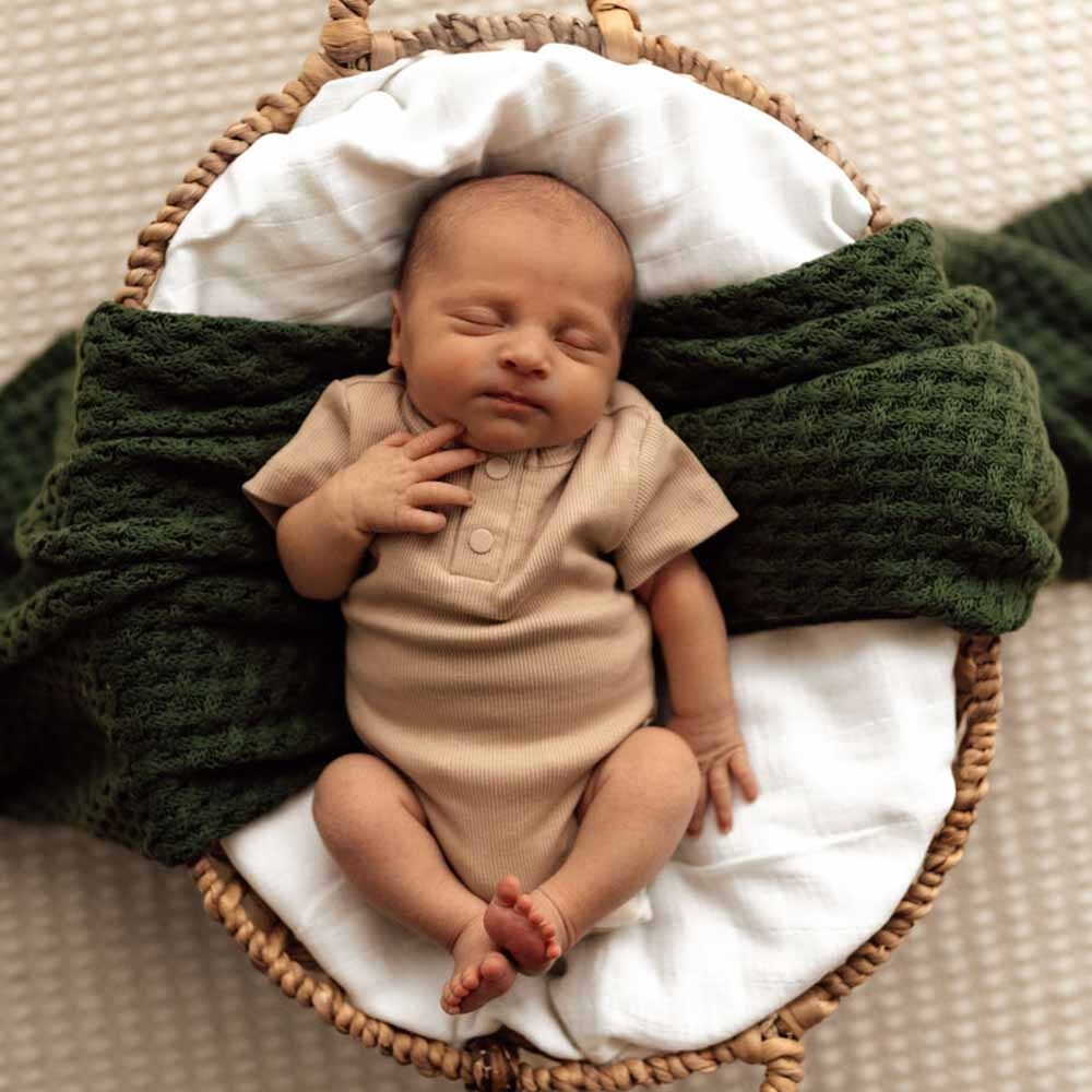 Snuggle Hunny - Pebble SS Organic Bodysuit