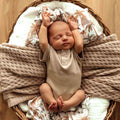 Snuggle Hunny - Pebble SS Organic Bodysuit