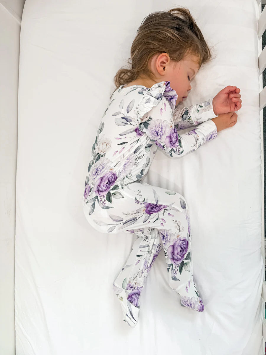 Snooky Bear Zippy Romper - Twilight Rose