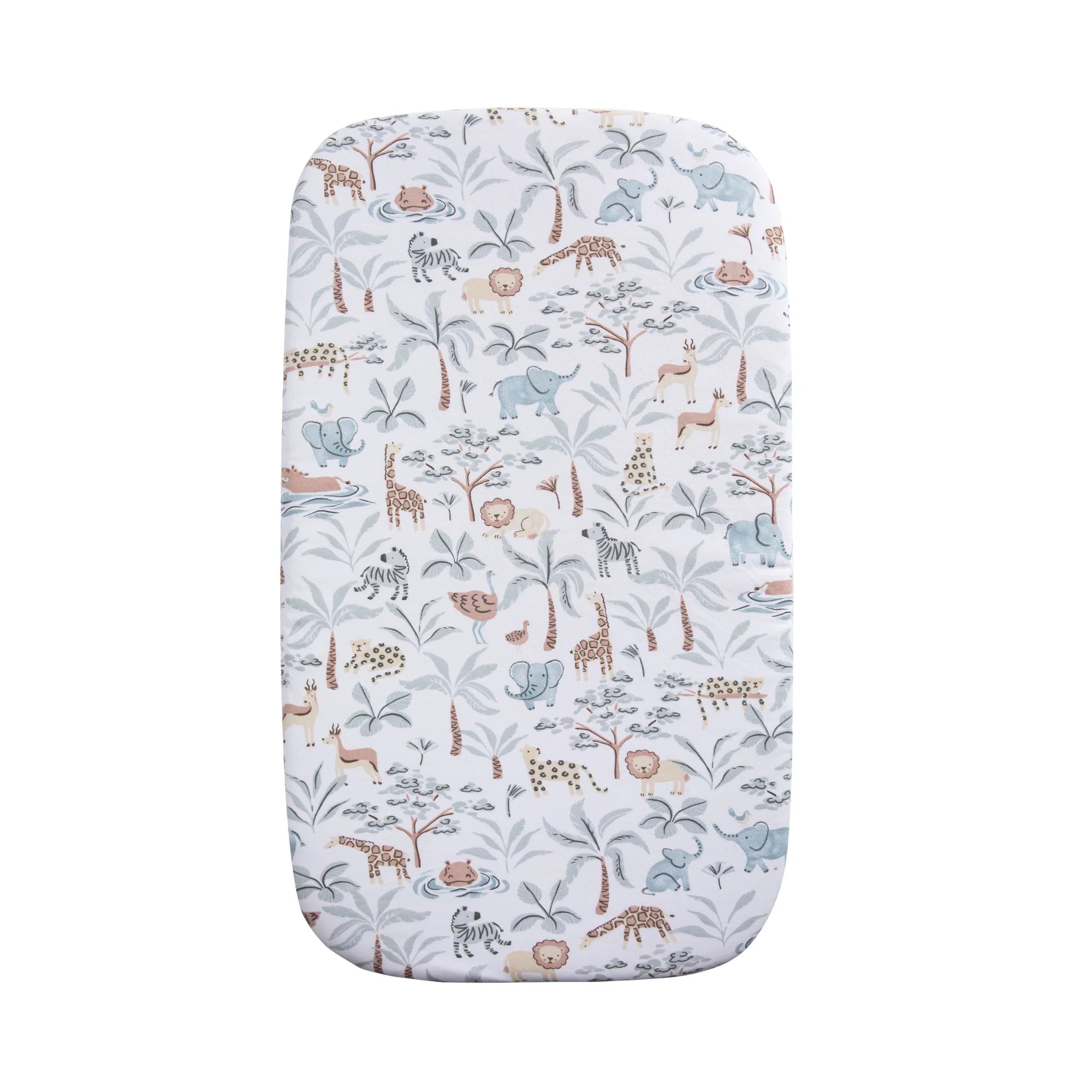 Bassinet Fitted Sheet - Wild Safari