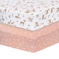 2pk Cot Fitted Sheet - Sophias Garden