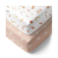 2pk Cot Fitted Sheet - Bohemian Bliss