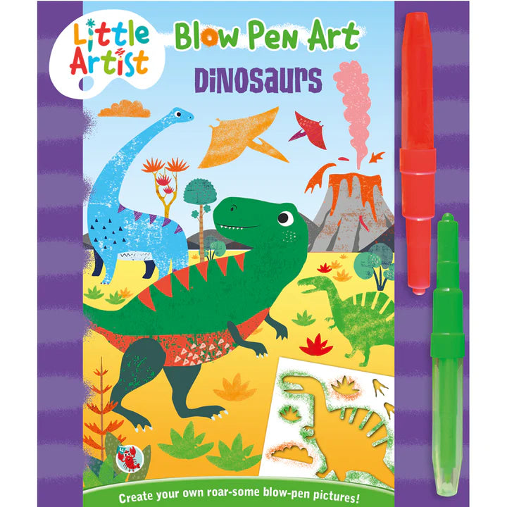 Little Artists - Blow Pen Art - Dinosaurs