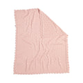 Bamboo/Cotton Heirloom Baby Blanket - Blush