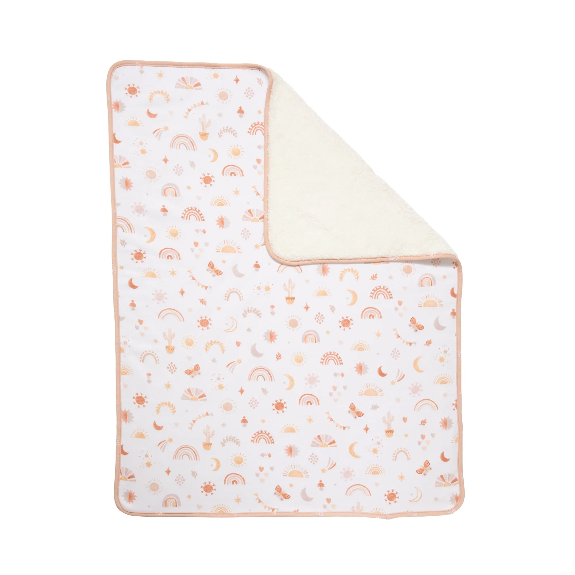 Jersey Sherpa Blanket - Bohemian Bliss