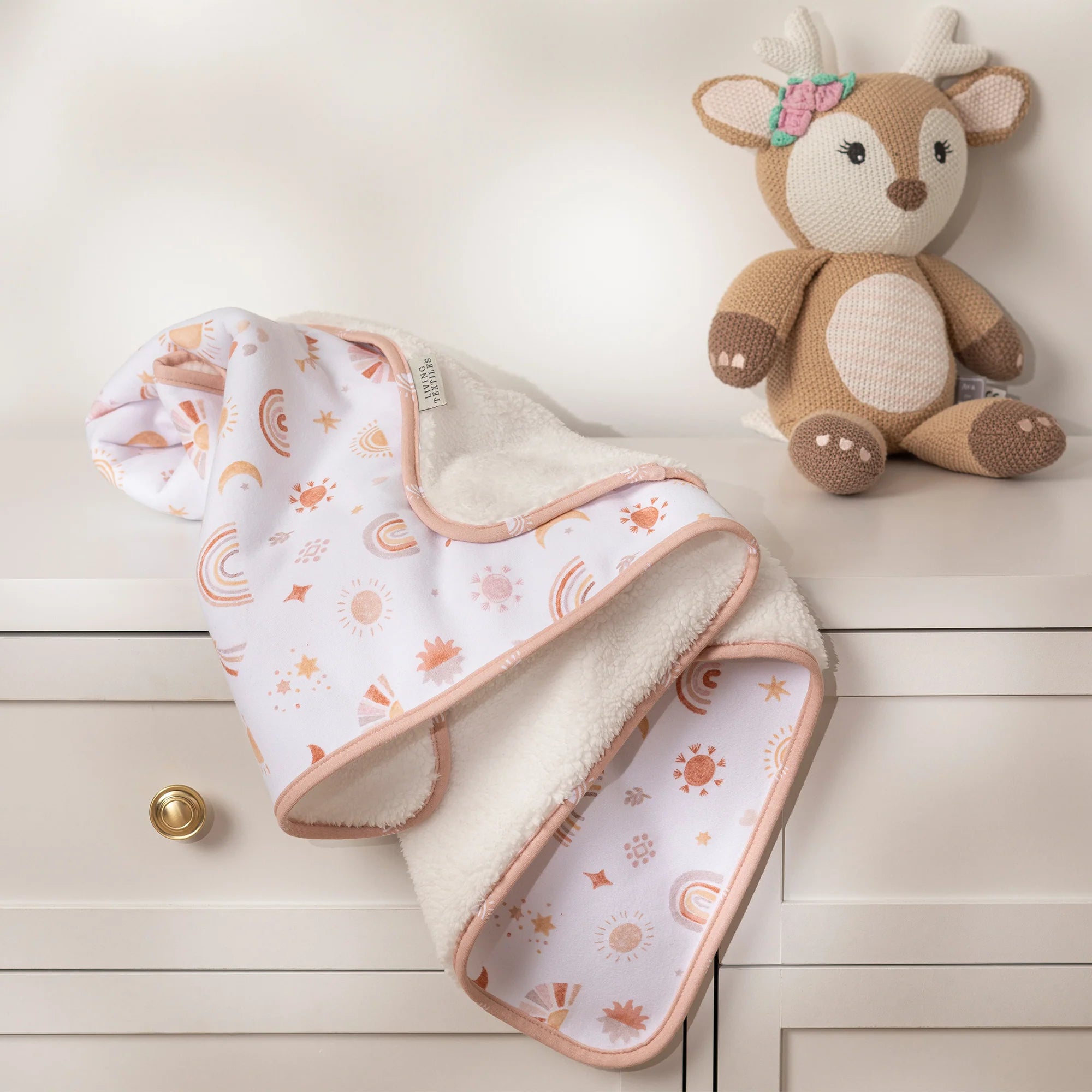 Jersey Sherpa Blanket - Bohemian Bliss