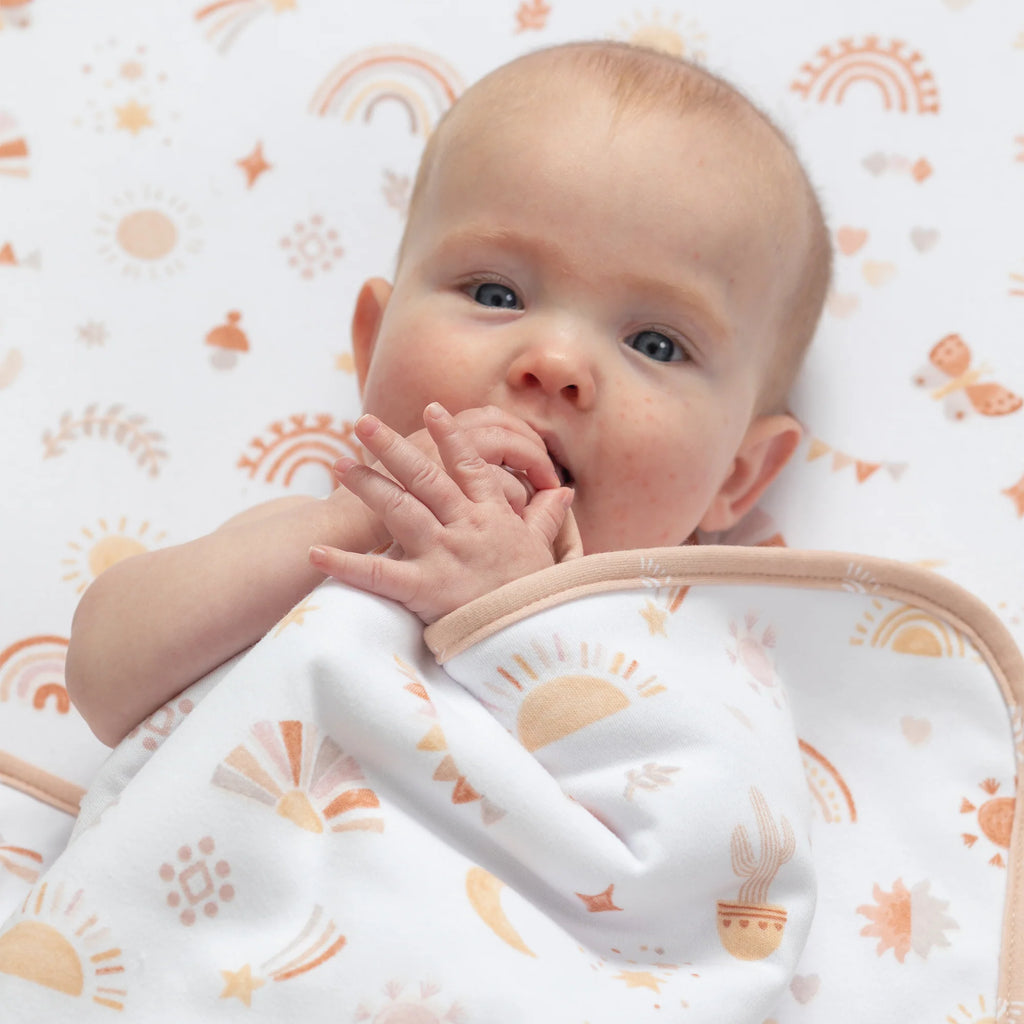 Jersey Sherpa Blanket - Bohemian Bliss