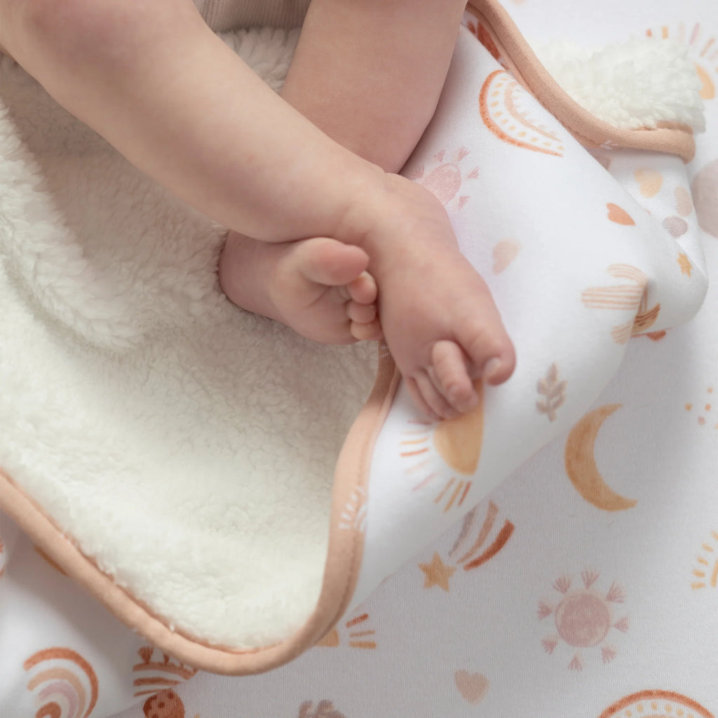 Jersey Sherpa Blanket - Bohemian Bliss