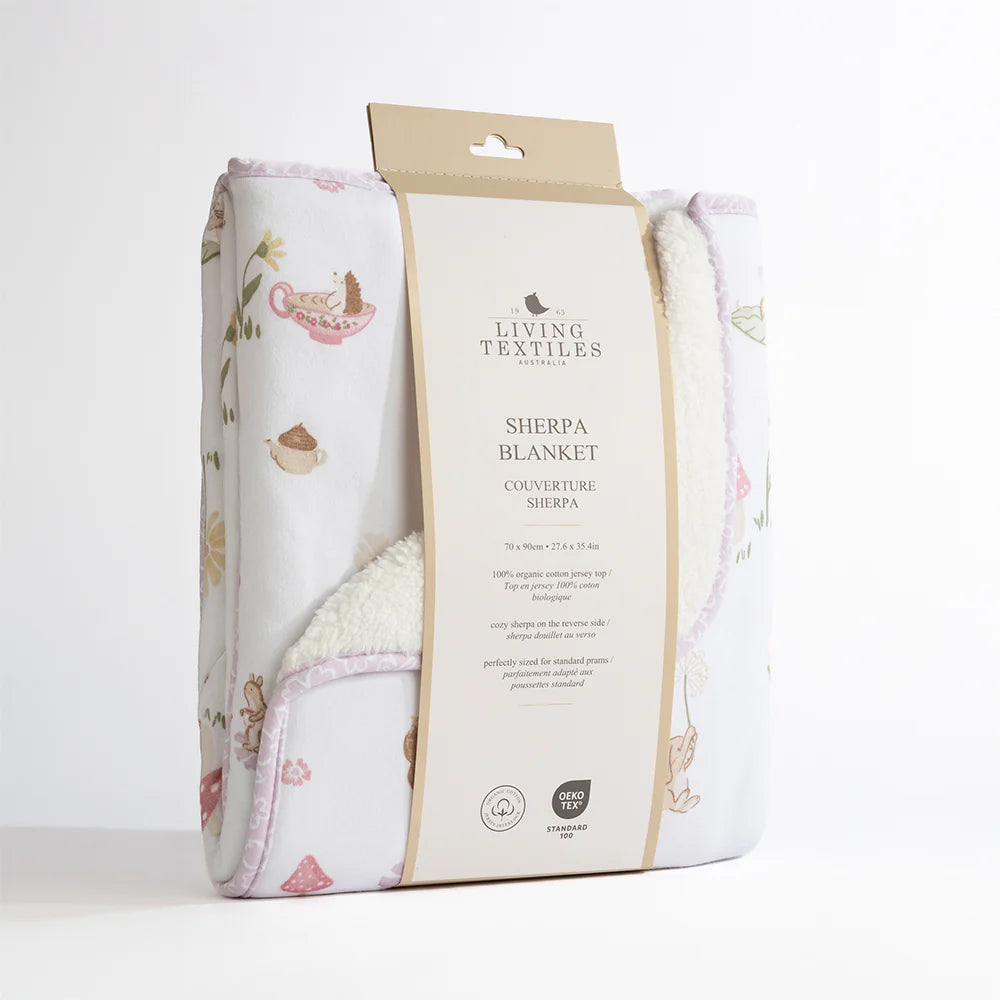 Jersey Sherpa Blanket - Whimsical Wonderland