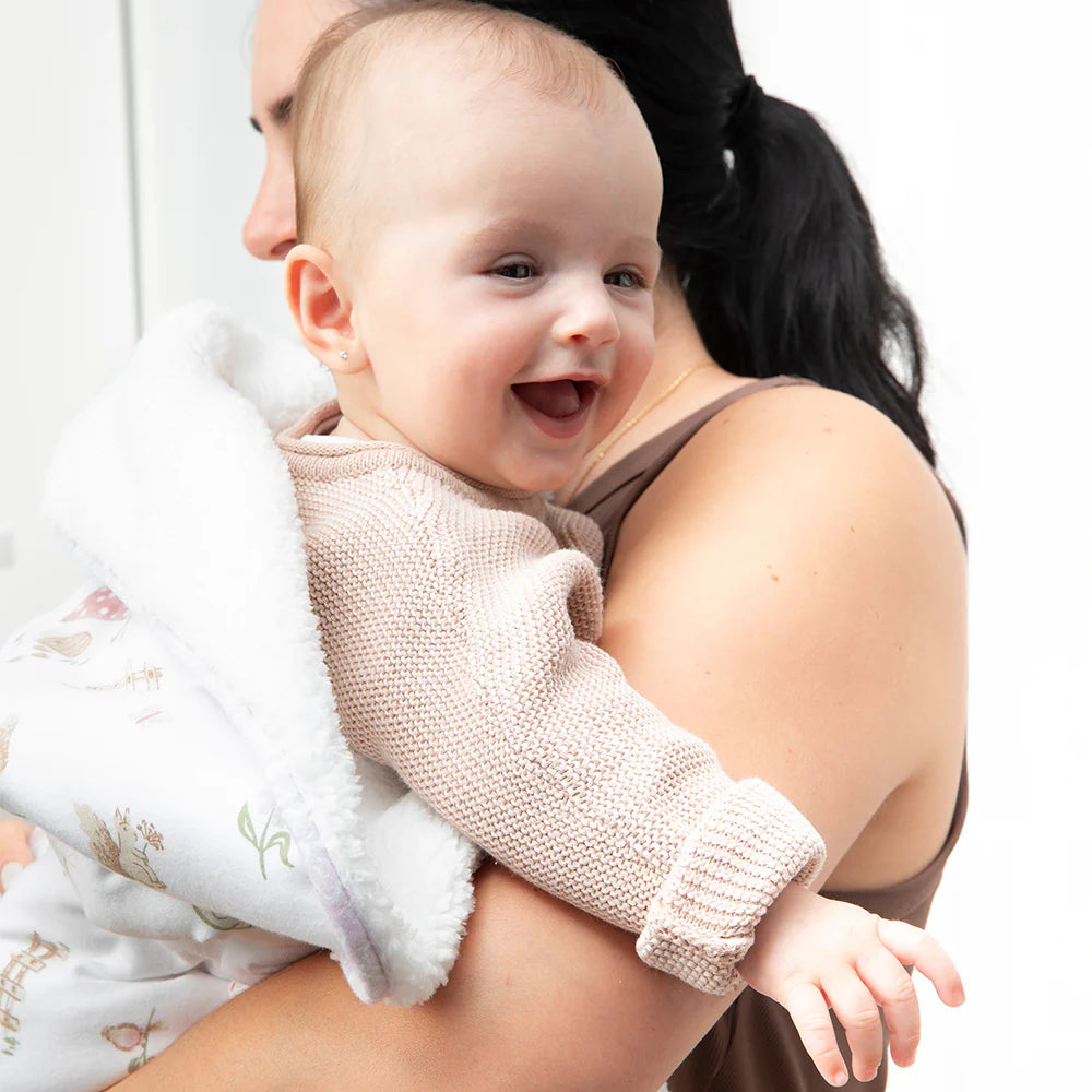 Jersey Sherpa Blanket - Whimsical Wonderland