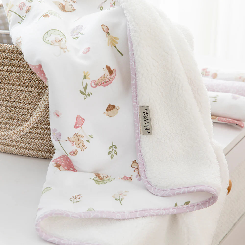 Jersey Sherpa Blanket - Whimsical Wonderland