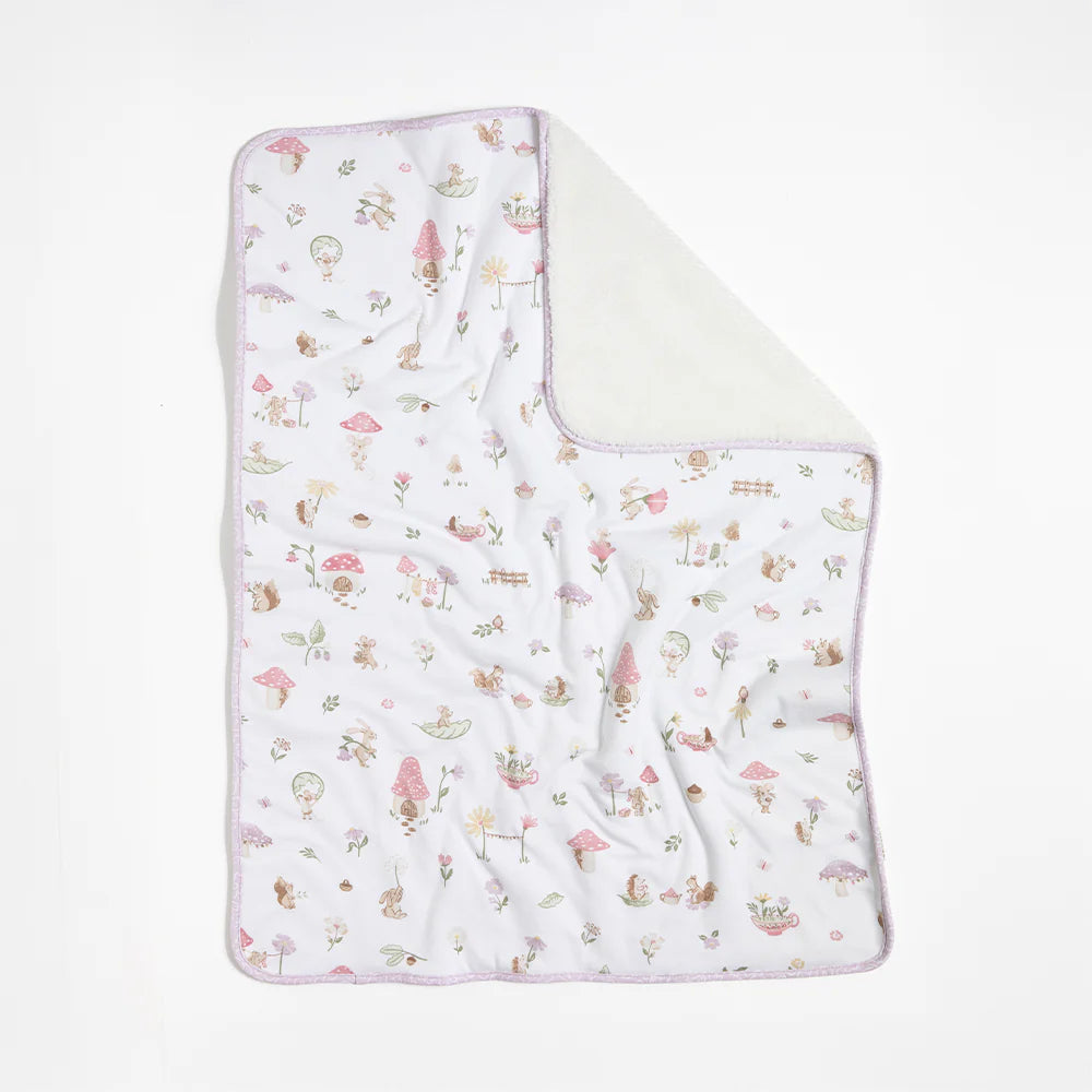 Jersey Sherpa Blanket - Whimsical Wonderland