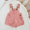 Blooming Bows Denim Shortalls