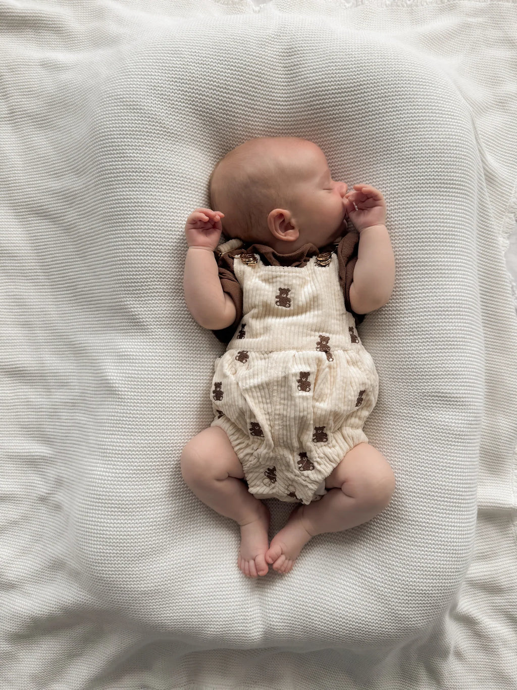 Cocoa Linen Tee - Cuff Sleeve