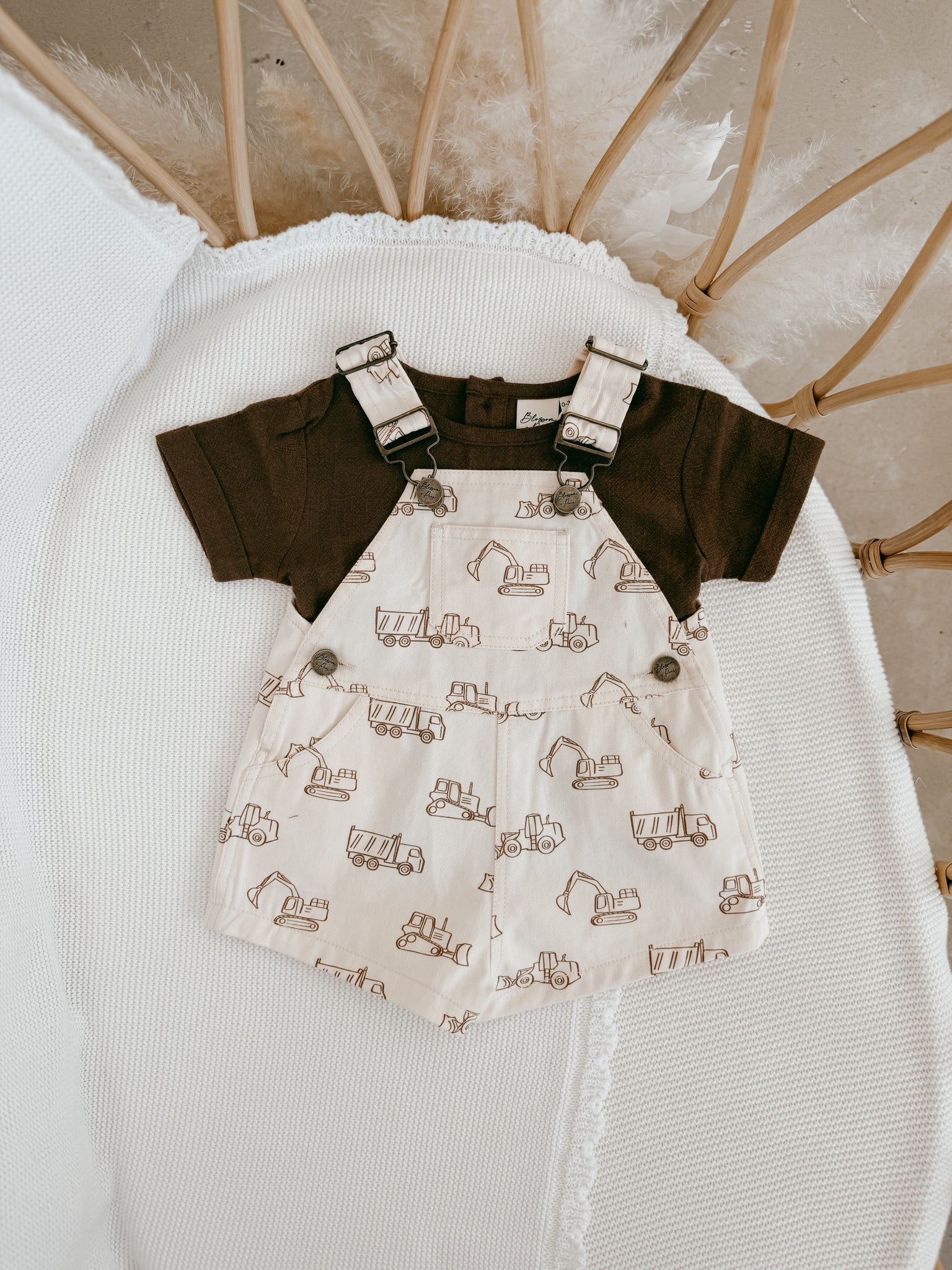 Little Digger Denim Shortalls
