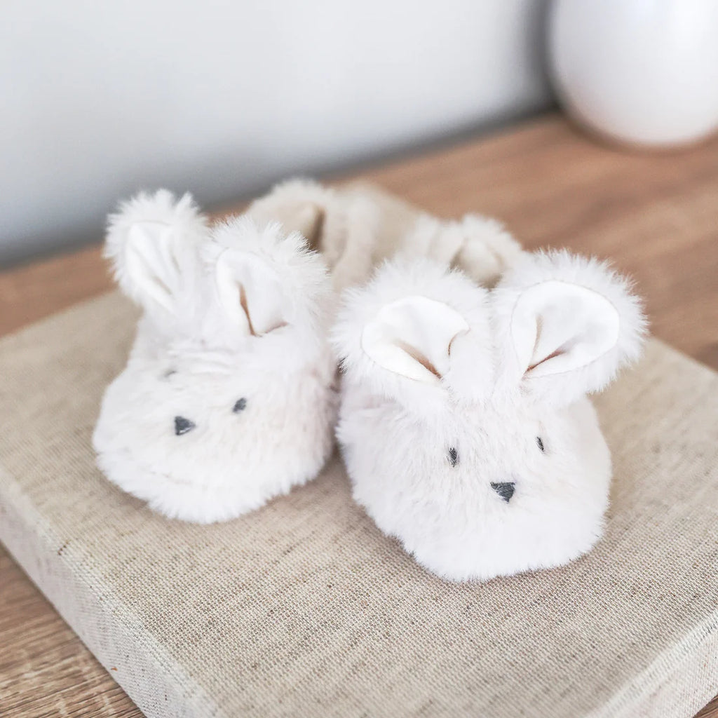 Luxe Bunny Booties Ivory