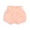 Tiny Twig Apricot Organic Crinkle Muslin Bubble Shorts