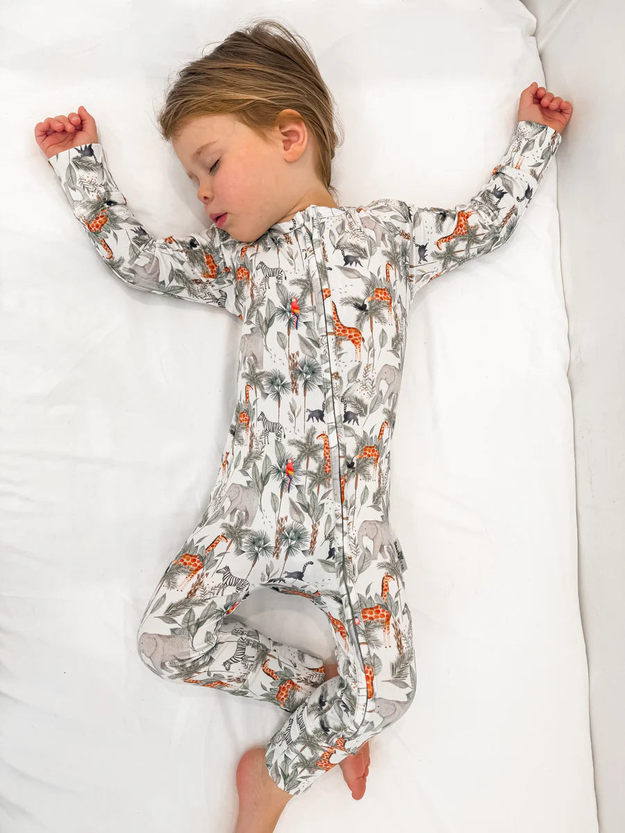 Snooky Bear Zippy Romper - Jungle Safari
