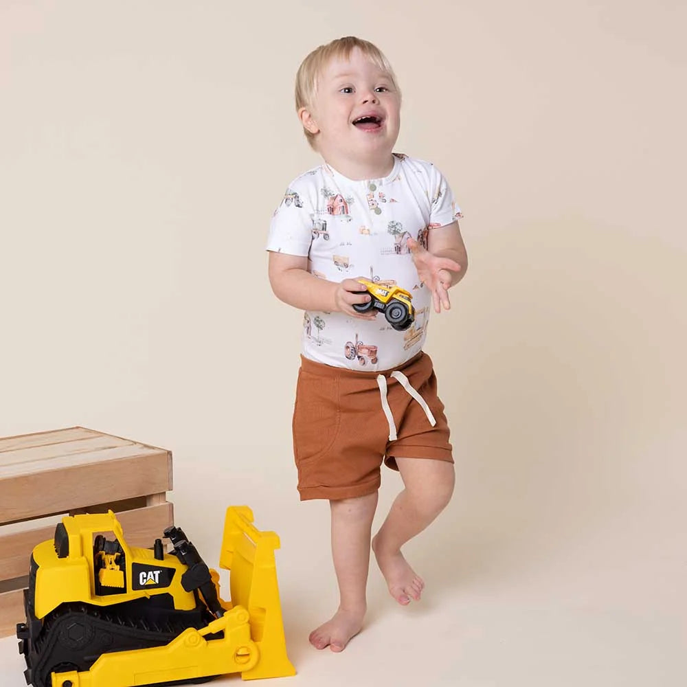 Snuggle Hunny - Biscuit Organic Shorts