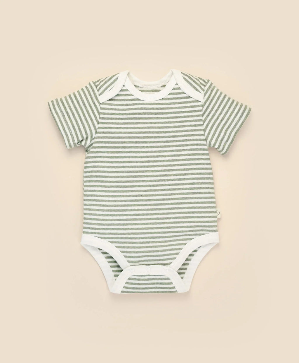 Organic Cotton S.S Bodysuit - Forest Stripes