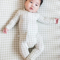 Kynd Baby Warm Zippy Baby Romper - Gumleaf Gingham