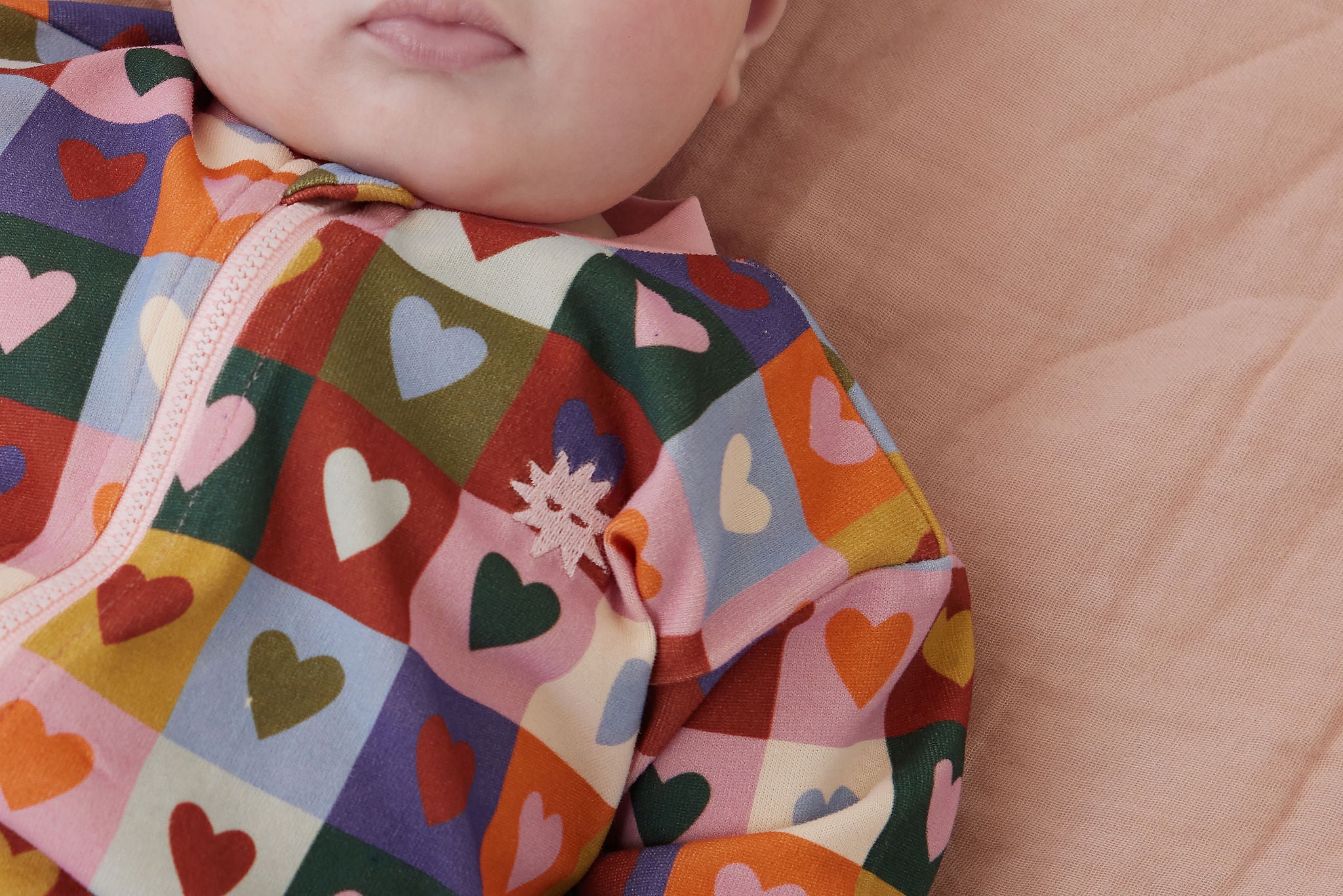 Kapow Kids Heart Checkerboard All in One