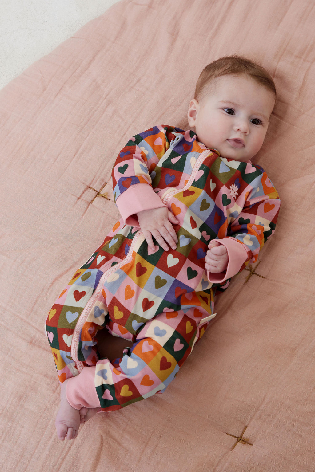Kapow Kids Heart Checkerboard All in One