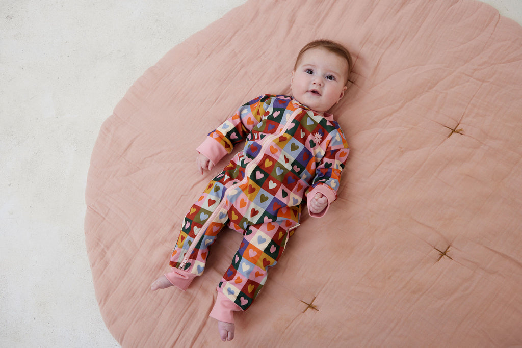 Kapow Kids Heart Checkerboard All in One