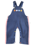 kapow Kids Denim Love Overalls