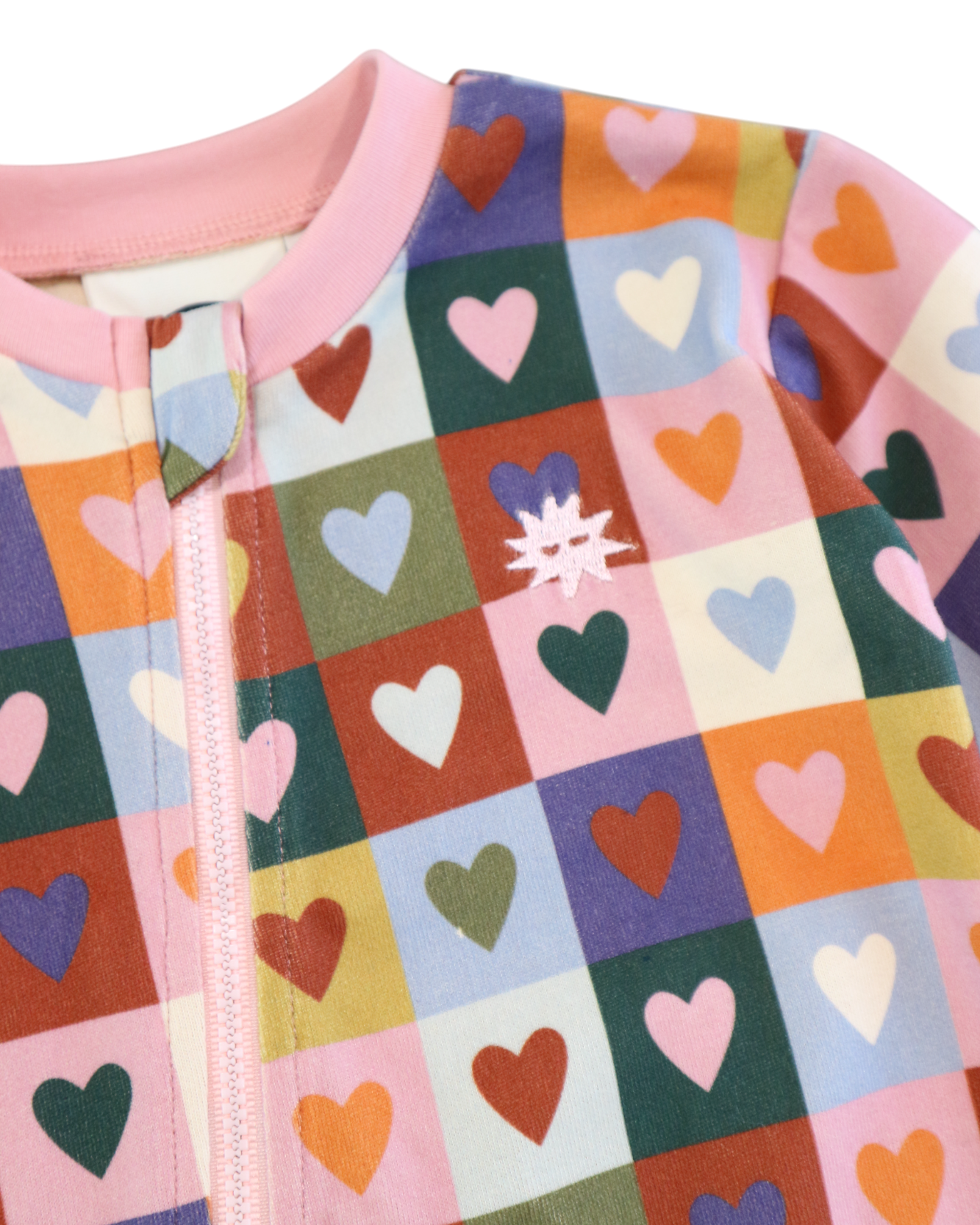 Kapow Kids Heart Checkerboard All in One